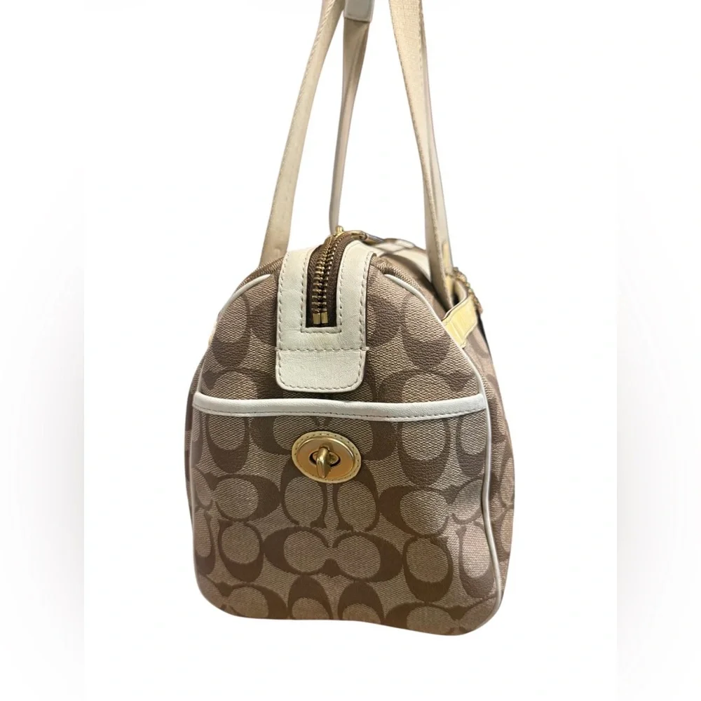 Coach 2007 Heritage Stripe Boston Bag - Picture 8 of 13